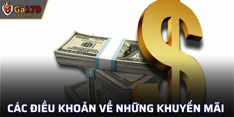 Các quy định tại GA179 về những khuyến mãi