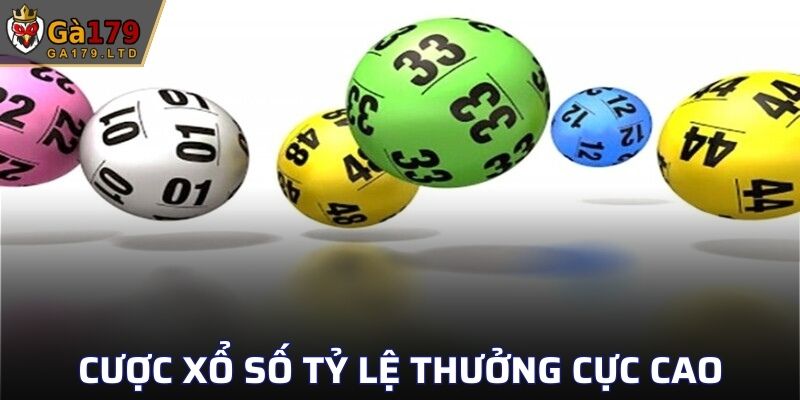 Cược xổ số tỷ lệ thưởng cực cao giúp bạn làm giàu