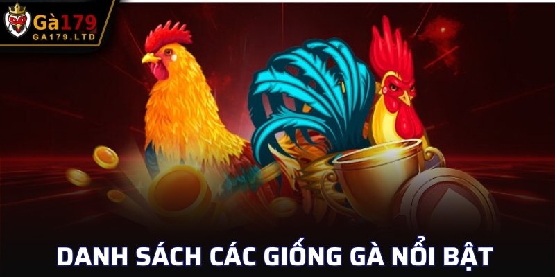 Danh sách các giống gà nổi bật