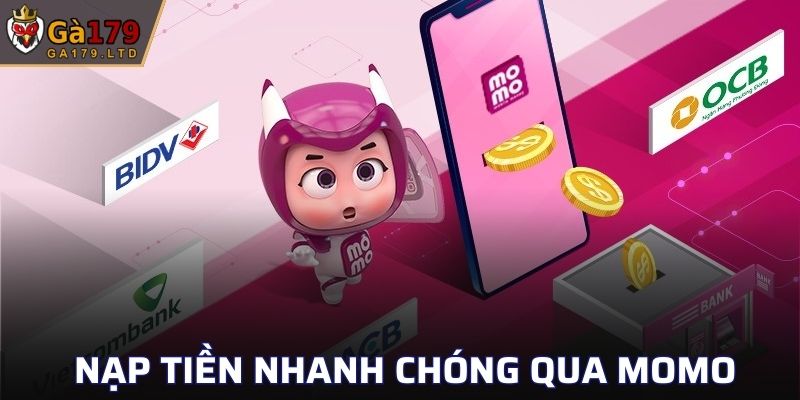 Phước thức nạp tiền nhanh chóng qua ví momo