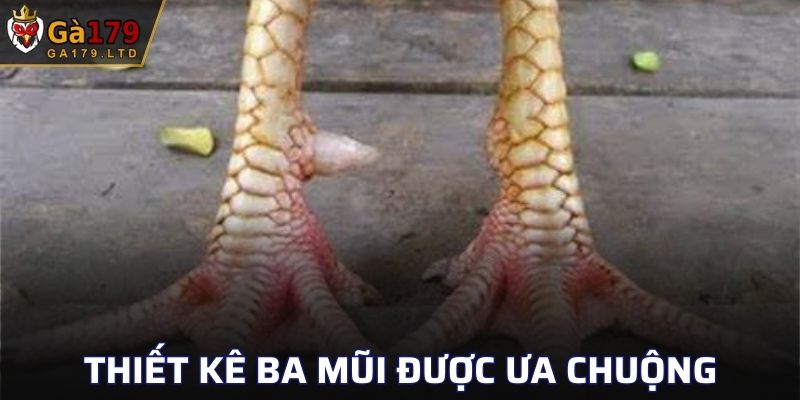 Hình dạng ba mũi gia tăng hướng tấn công