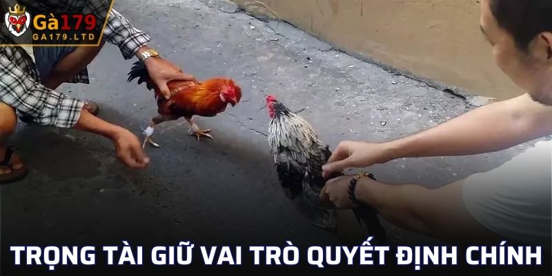 Trọng tài giữ vai trò quyết định chính